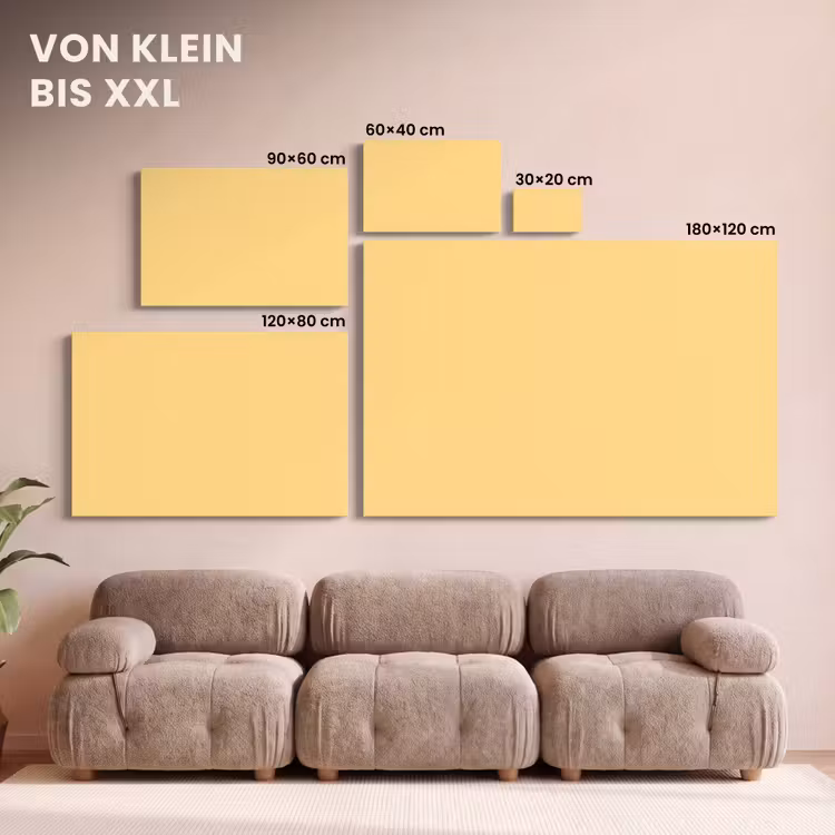 Butter - Geel - Yellow canvas 2cm klein 34 -Xsfeer8_DE