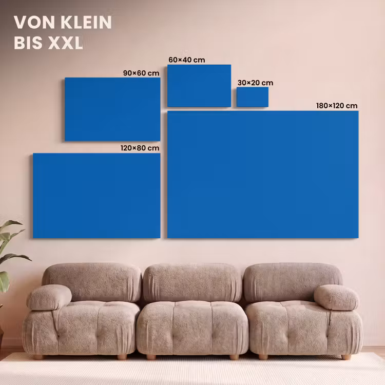 Classic - Azure - Blauw canvas 2cm klein 34 -Xsfeer8_DE