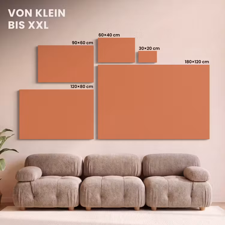 Classic - Terracotta - Oranje canvas 2cm klein 34 -Xsfeer8_DE