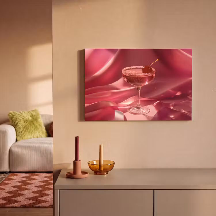 Cocktail - Pink - Luxe canvas 2cm klein -sfeer1