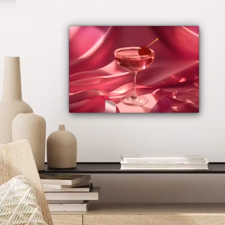 Cocktail - Pink - Luxe canvas 2cm klein -closeup_print_DE