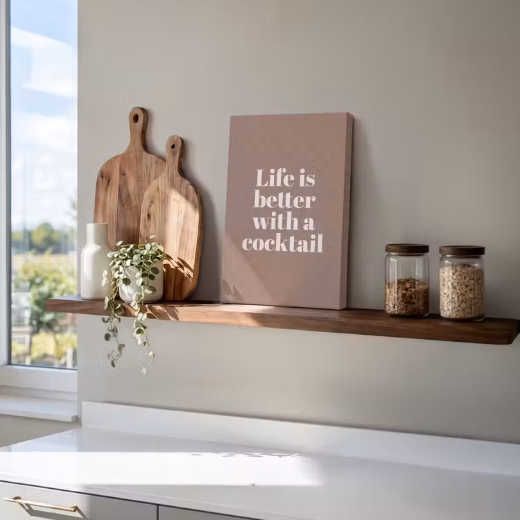 Cocktail - Tekst - Patroon - Wit canvas 2cm klein -atmosphere_sfeer3_global
