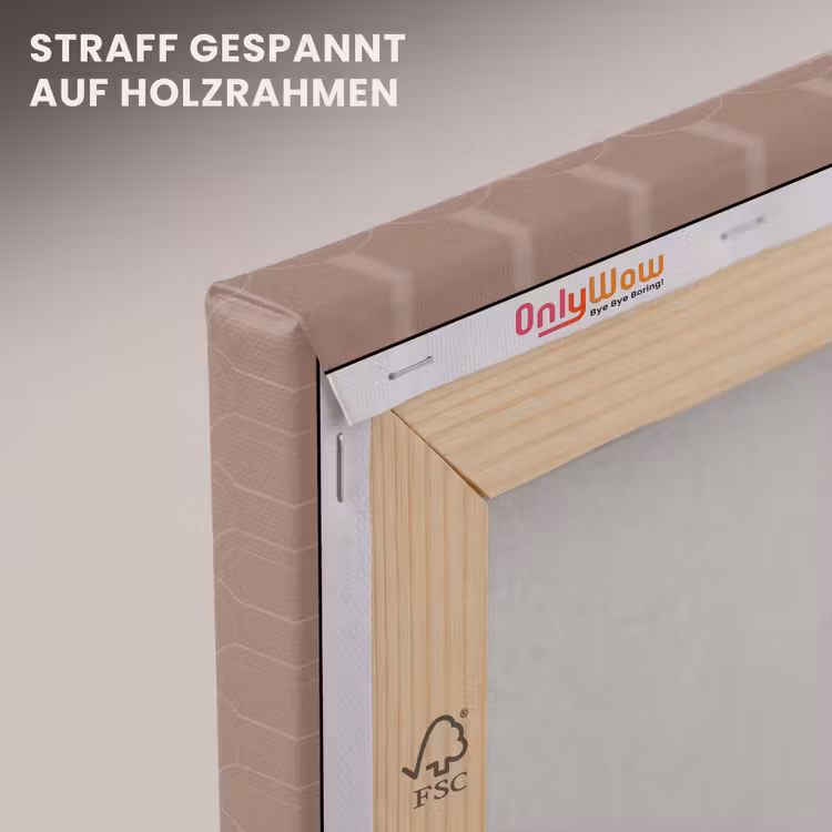 Cocktail - Tekst - Patroon - Wit canvas 2cm klein -uniquesellingpoint_afwerking-onlywow_DE