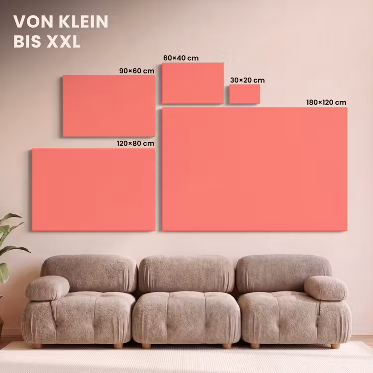 Coral - Punch - Koraal canvas 2cm klein 34 -Xsfeer8_DE