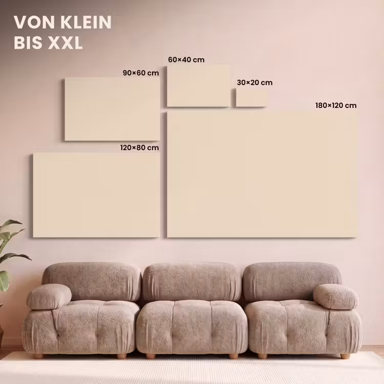 Cream - Nude - Neutraal canvas 2cm klein 34 -Xsfeer8_DE