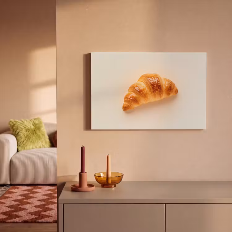 Croissant - Brood - Beige canvas 2cm klein -sfeer1