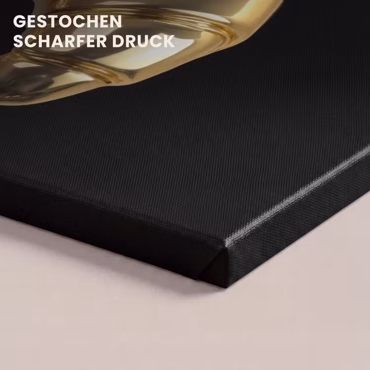 Croissant - Brood - Goud - Zwart canvas 2cm klein -closeup_print_DE