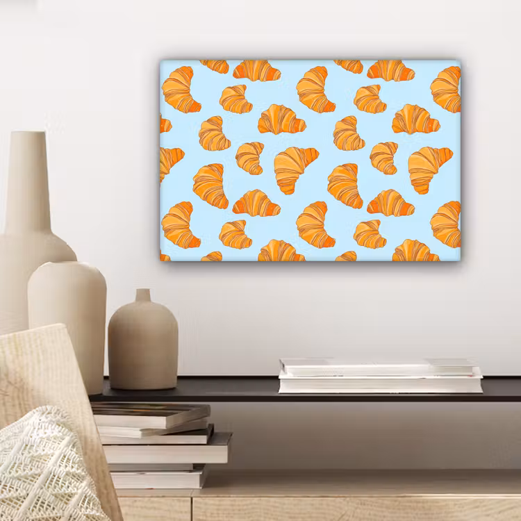 Croissant - Speels - Blauw canvas 2cm klein 34 -sfeer6
