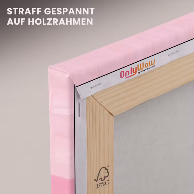 Vrouw - Hoed - Mode - Modern - Oranje canvas 2cm klein -uniquesellingpoint_afwerking-onlywow_DE