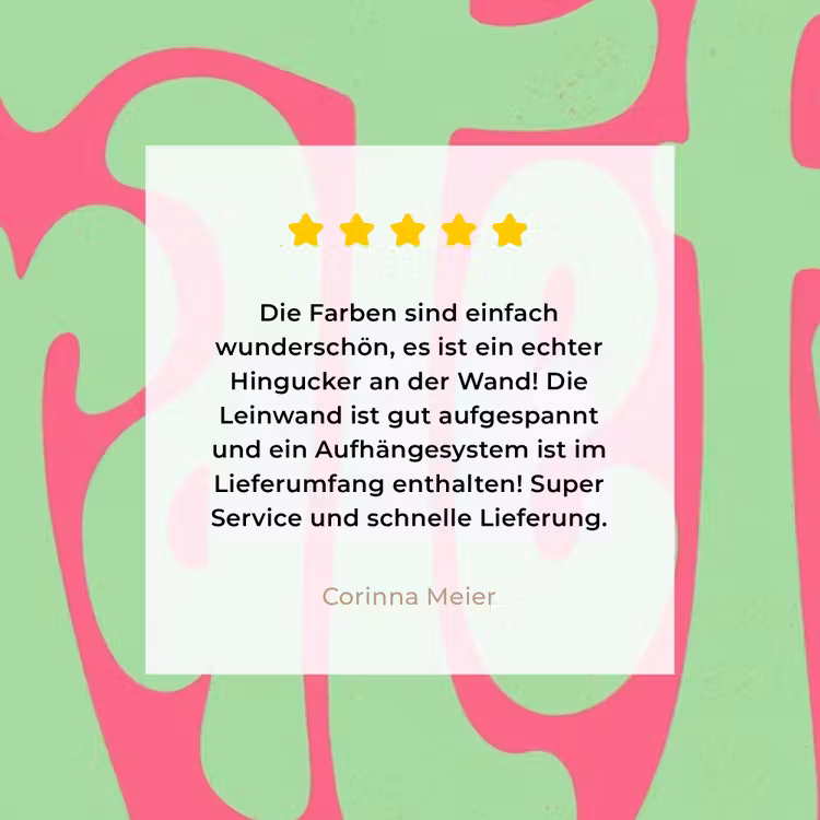 Grateful - Groen - Grafisch - Vloeiend canvas 2cm klein -sfeer3