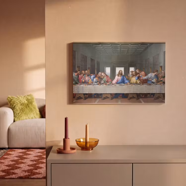 Het laatste avondmaal - Leonardo da Vinci canvas 2cm klein -sfeer1