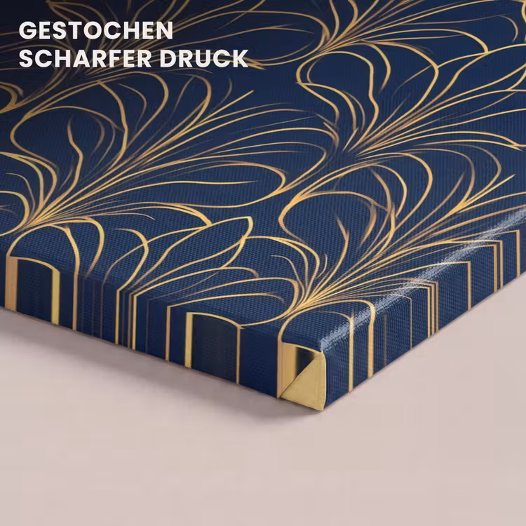 Deco - Waaier - Blauw canvas 2cm klein 34 -closeup_print_DE