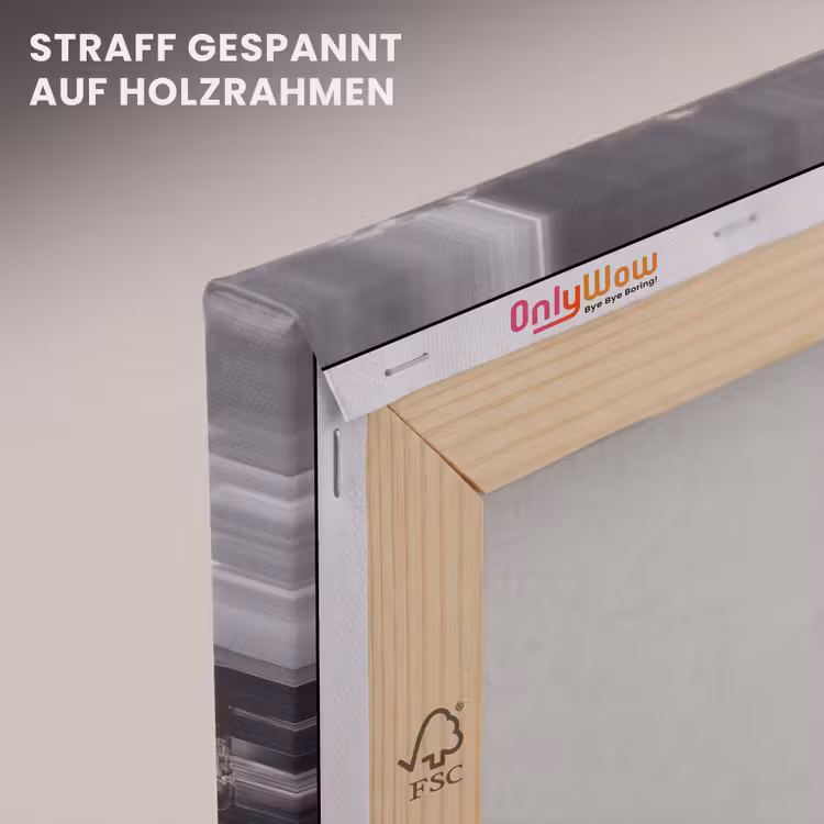 Monument - Stadsgezicht - Landschap - Zwart-wit canvas 2cm klein -uniquesellingpoint_afwerking-onlywow_DE