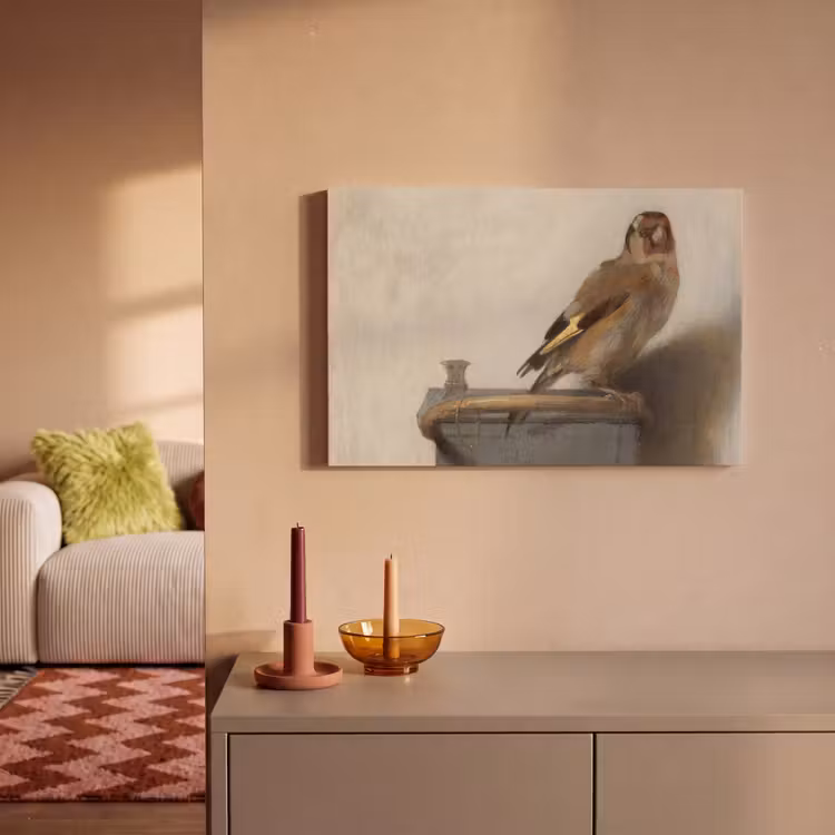 Het puttertje - Carel Fabritius canvas 2cm klein -sfeer1