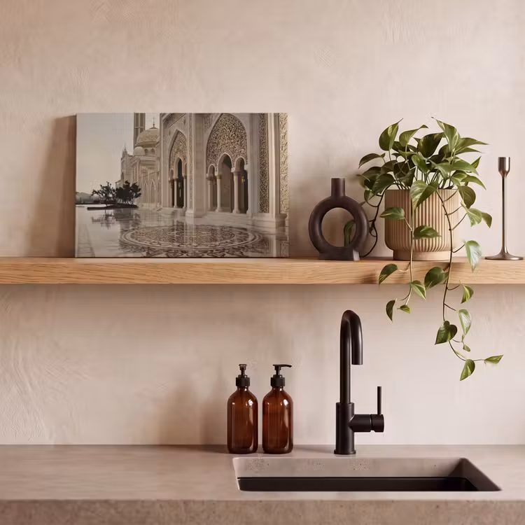 Gouden details - Marmer - Grote bogen canvas 2cm klein -sfeer6
