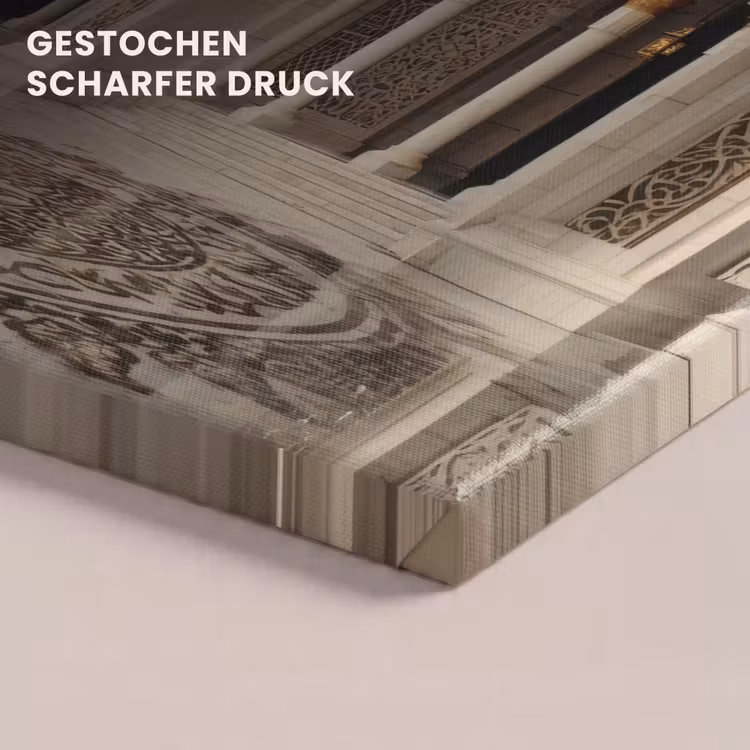 Gouden details - Marmer - Islamitisch canvas 2cm klein -uniquesellingpoint_afwerking-onlywow_DE