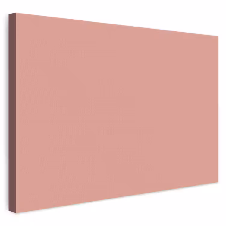 Muted - Salmon - Koraal canvas 2cm klein 34 -3d
