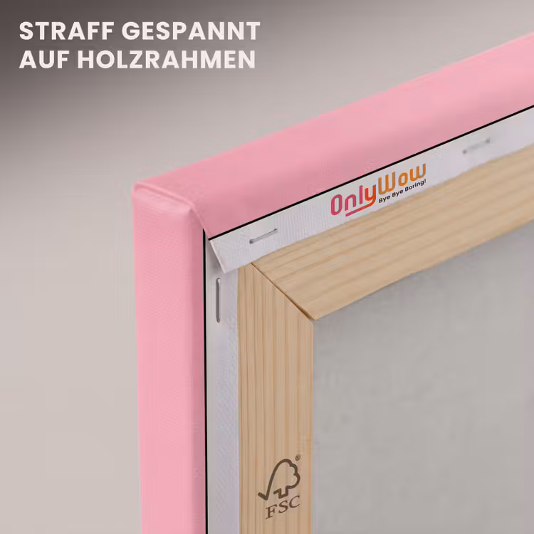 Disco - Kersen - Roze canvas 2cm klein -uniquesellingpoint_afwerking-onlywow_DE