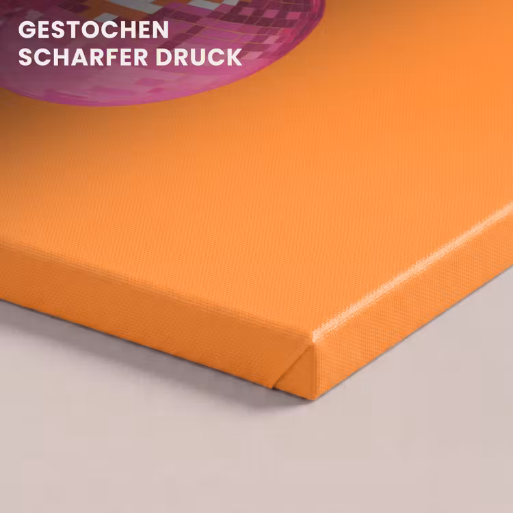 Discoballen - Kers - Spiegels - Roze canvas 2cm klein -uniquesellingpoint_afwerking-onlywow_DE