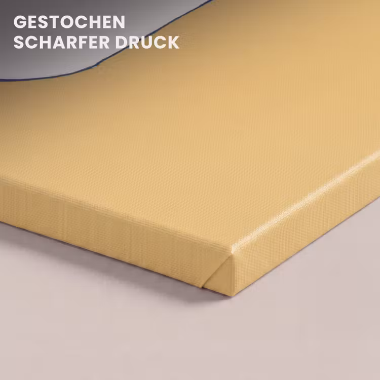 Blikje - Minimalistisch - Blauw - Illustratie canvas 2cm klein -uniquesellingpoint_afwerking-onlywow_DE