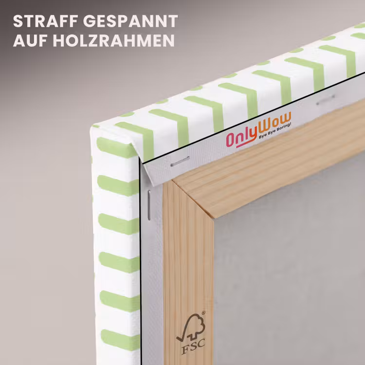 Dots - Klassiek - Groen canvas 2cm klein 34 -uniquesellingpoint_afwerking-onlywow_DE