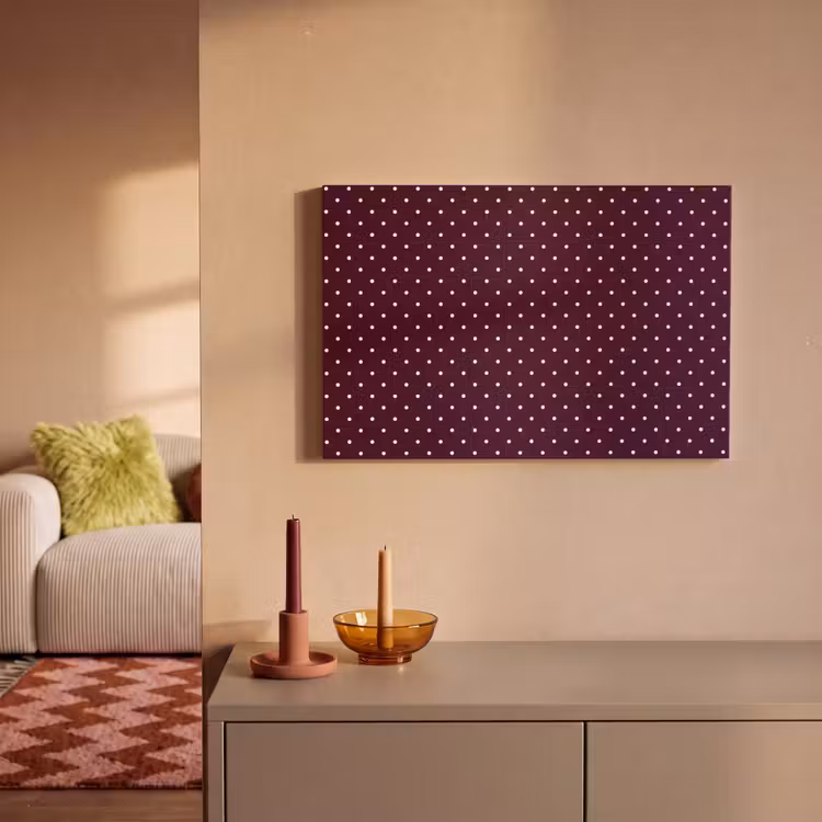 Stippen - Modern - Paars canvas 2cm klein 34 -sfeer1