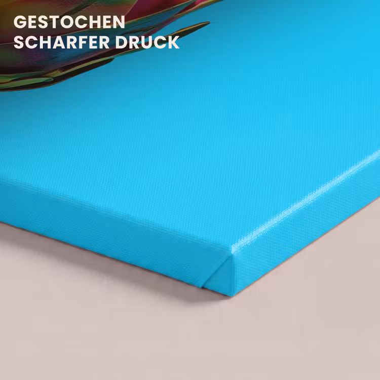 Drakenfruit - Blauw - Levendig canvas 2cm klein -closeup_print_DE