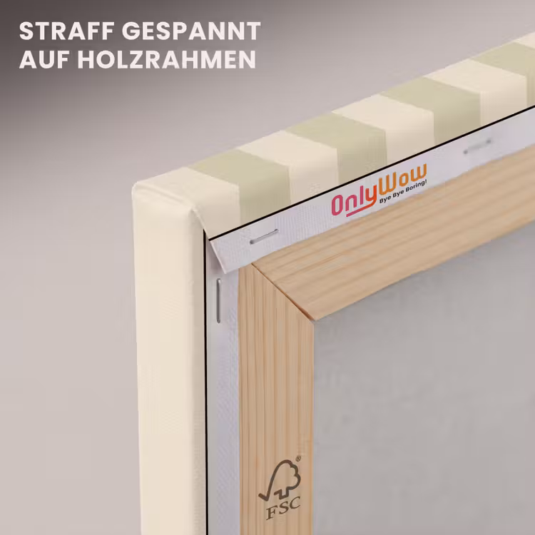 Buiten - Quote - Strepen - Zomer canvas 2cm klein -uniquesellingpoint_afwerking-onlywow_DE