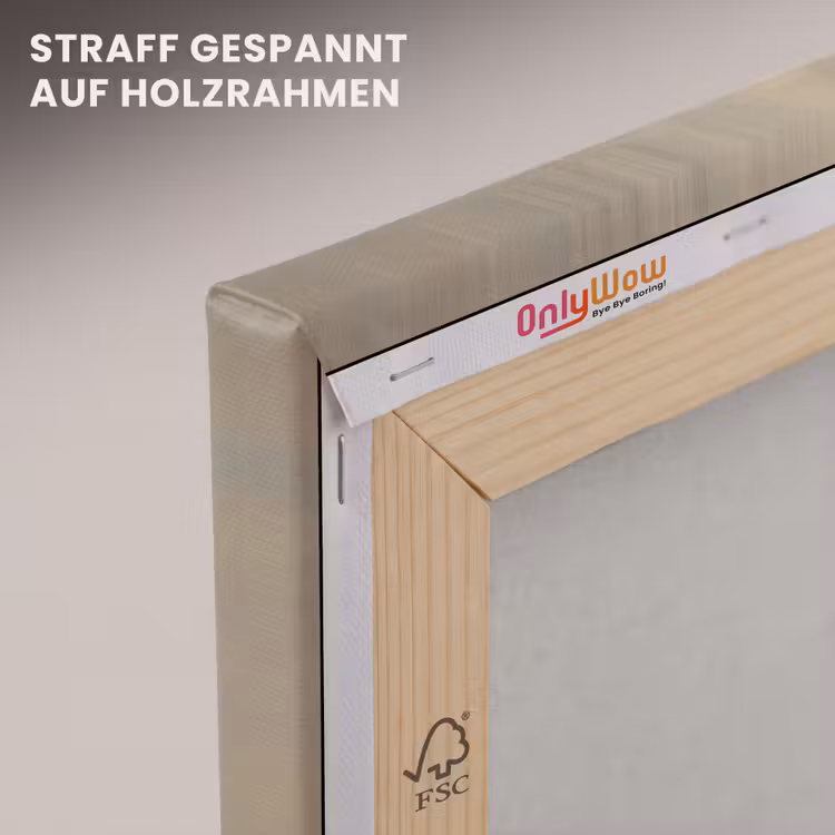 Dromerig - Beige - Paardenbloemzaadjes canvas 2cm klein -uniquesellingpoint_afwerking-onlywow_DE