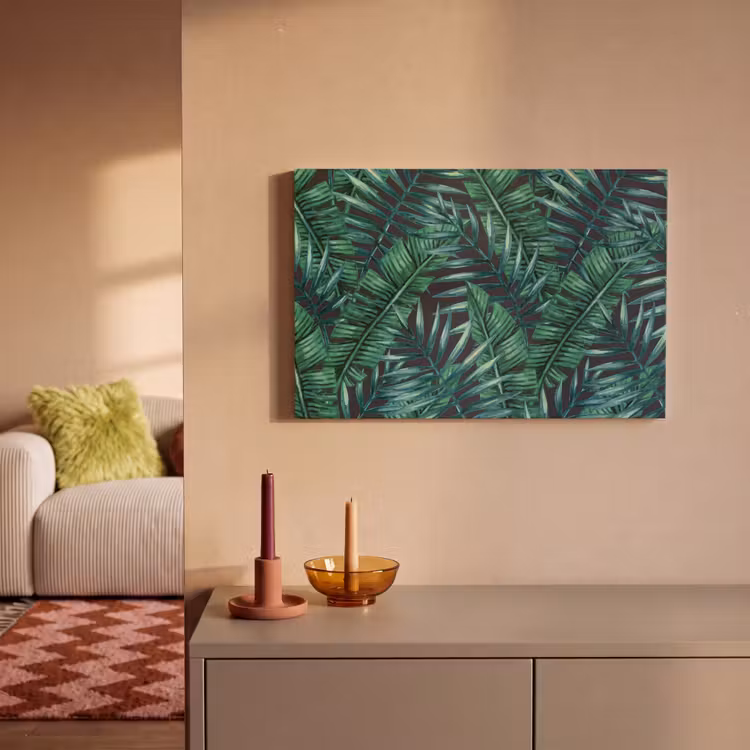 Jungle - Bladeren - Tropisch canvas 2cm klein -sfeer1