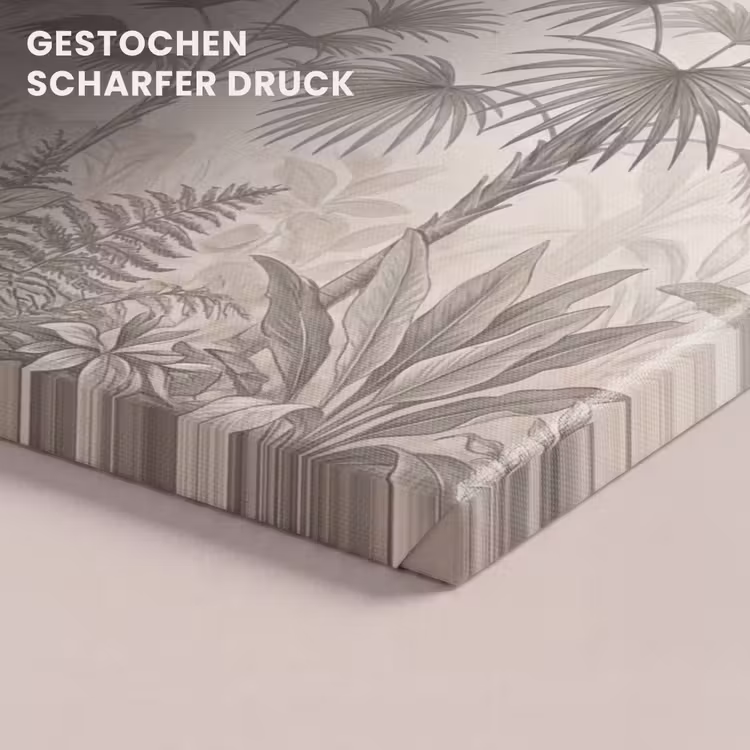 Jungle - Banenboom - Kolibrie - Beige canvas 2cm klein -closeup_print_DE