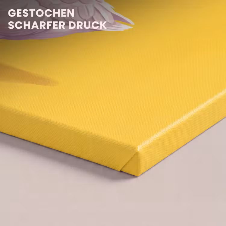 Eend - Zonnebril - Geel canvas 2cm klein -uniquesellingpoint_afwerking-onlywow_DE