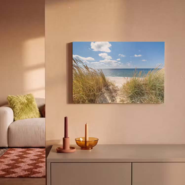 Duin - Gras - Zee - Strand canvas 2cm klein -sfeer1