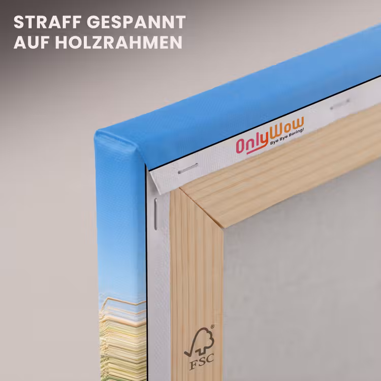 Duin - Gras - Zee - Strand canvas 2cm klein -uniquesellingpoint_afwerking-onlywow_DE