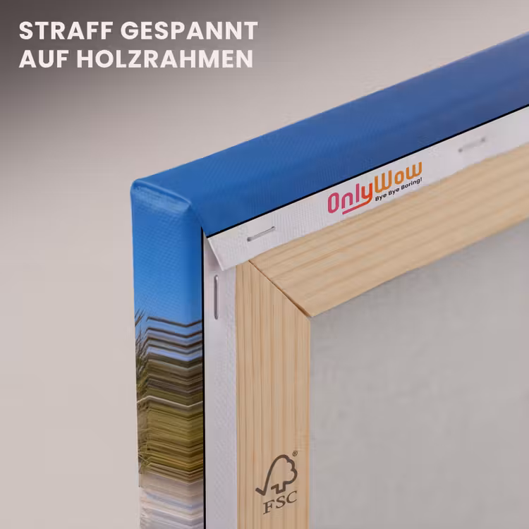 Duin - Zonsondergang - Horizon - Strand - Gras canvas 2cm klein -uniquesellingpoint_afwerking-onlywow_DE