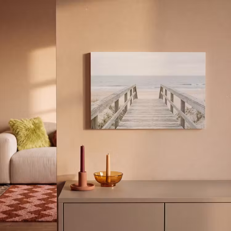 Duinen - Vlonder - Oceaan canvas 2cm klein -sfeer1
