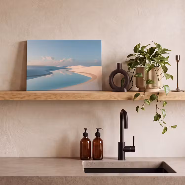 Duinen - Waterplas - Oneindige rust canvas 2cm klein -closeup_print_DE