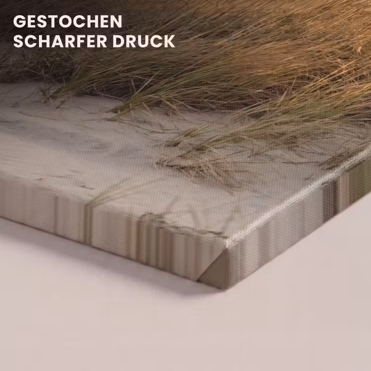 Duinlandschap - Zonsondergang - Strand canvas 2cm klein -closeup_print_DE