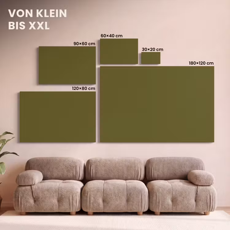 Dark - Olive - Groen canvas 2cm klein 34 -Xsfeer8_DE