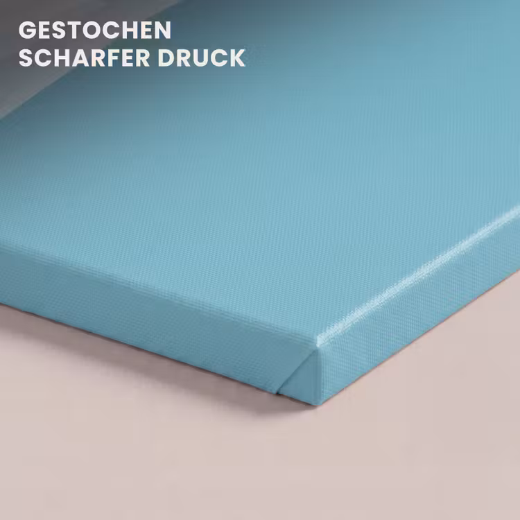 Ijsbeer - Lichtblauw - Minimalistisch canvas 2cm klein -closeup_print_DE