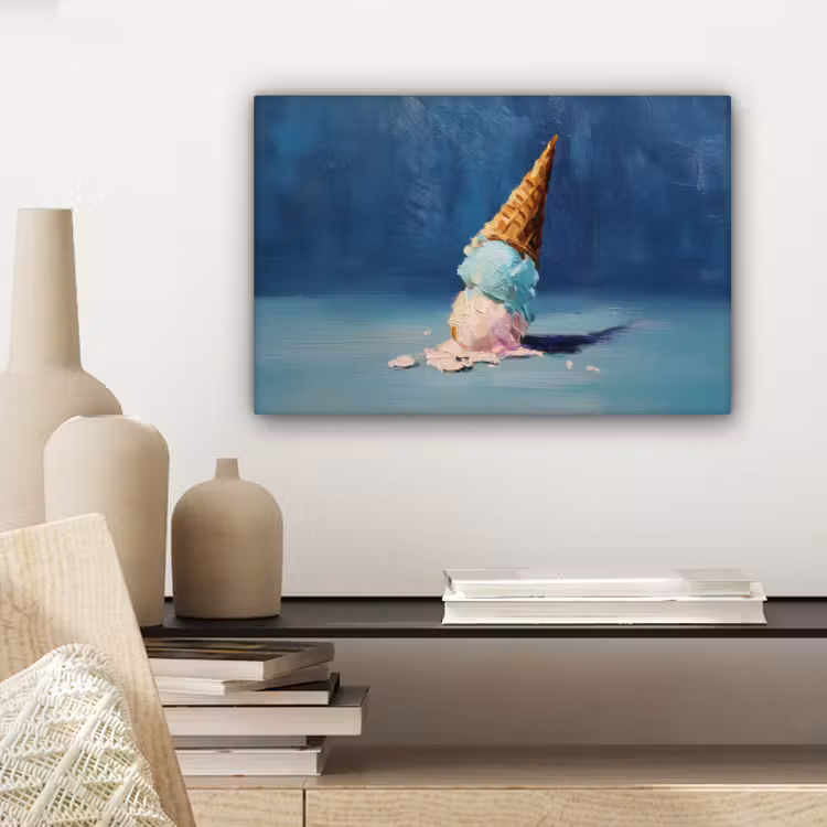 Ijshoorn - Bolletjes - Smelt - Roze canvas 2cm klein -closeup_print_DE