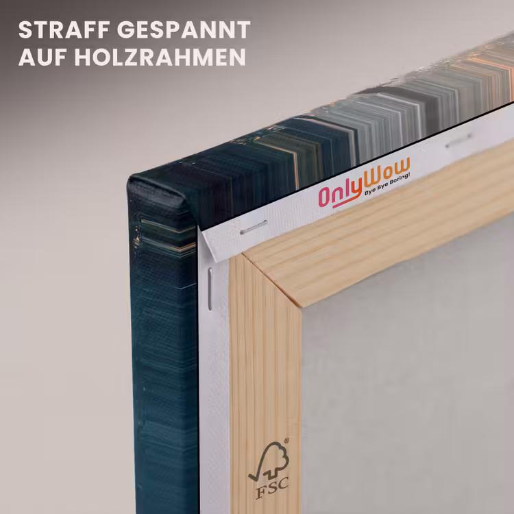 Olifant - Dieren - Licht - Bos - Natuur - Wilde dieren canvas 2cm klein -uniquesellingpoint_afwerking-onlywow_DE
