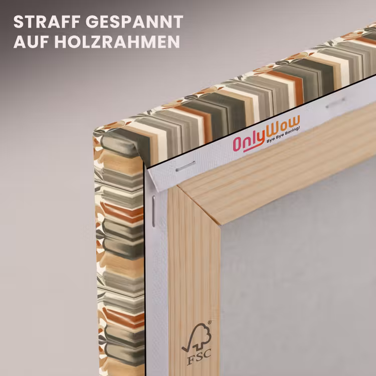 Elegant - Antiek - Kleurrijk canvas 2cm klein 34 -uniquesellingpoint_afwerking-onlywow_DE
