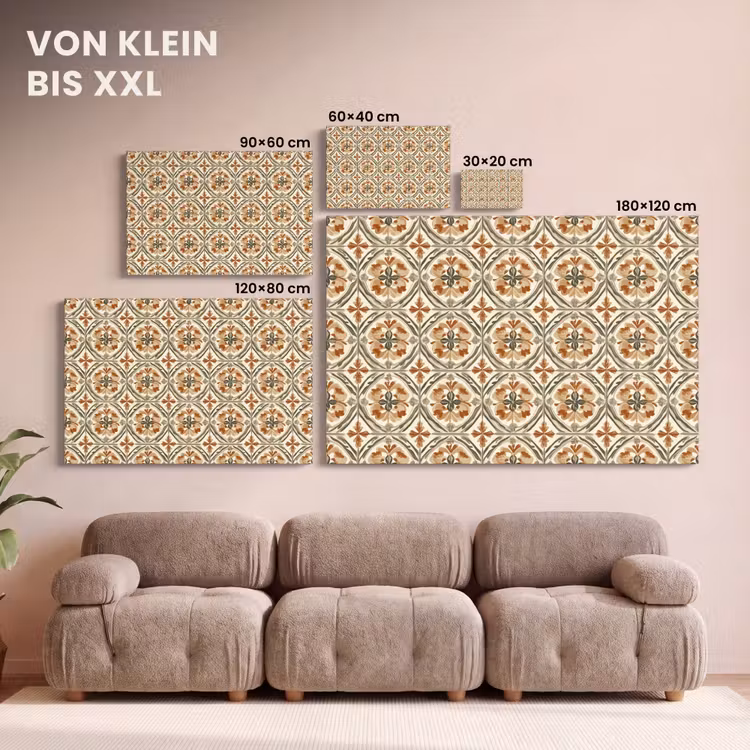 Elegant - Antiek - Kleurrijk canvas 2cm klein 34 -Xsfeer8_DE
