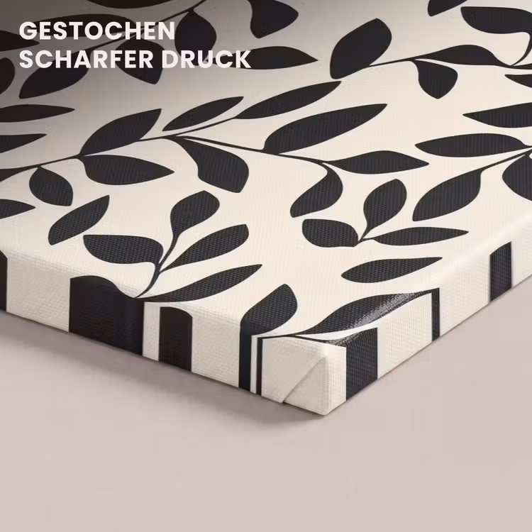 Elegant - Patroon - Zwart - Beige canvas 2cm klein 34 -closeup_print_DE