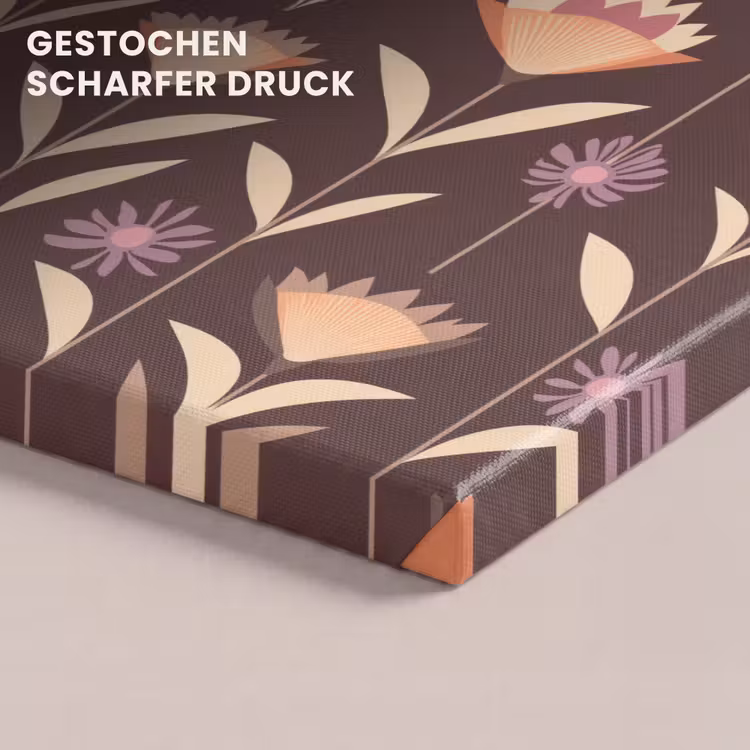 Elegant - Retro - Bruin canvas 2cm klein 34 -closeup_print_DE