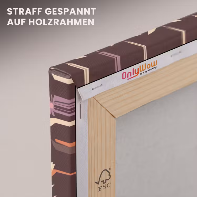 Elegant - Retro - Bruin canvas 2cm klein 34 -uniquesellingpoint_afwerking-onlywow_DE