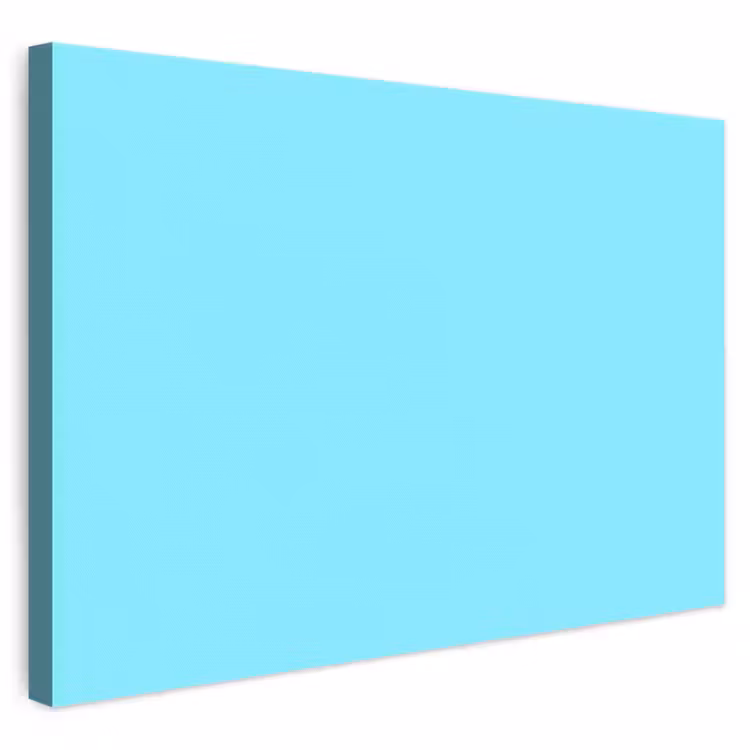 Electric - Cyan - Blauw canvas 2cm klein 34 -3d