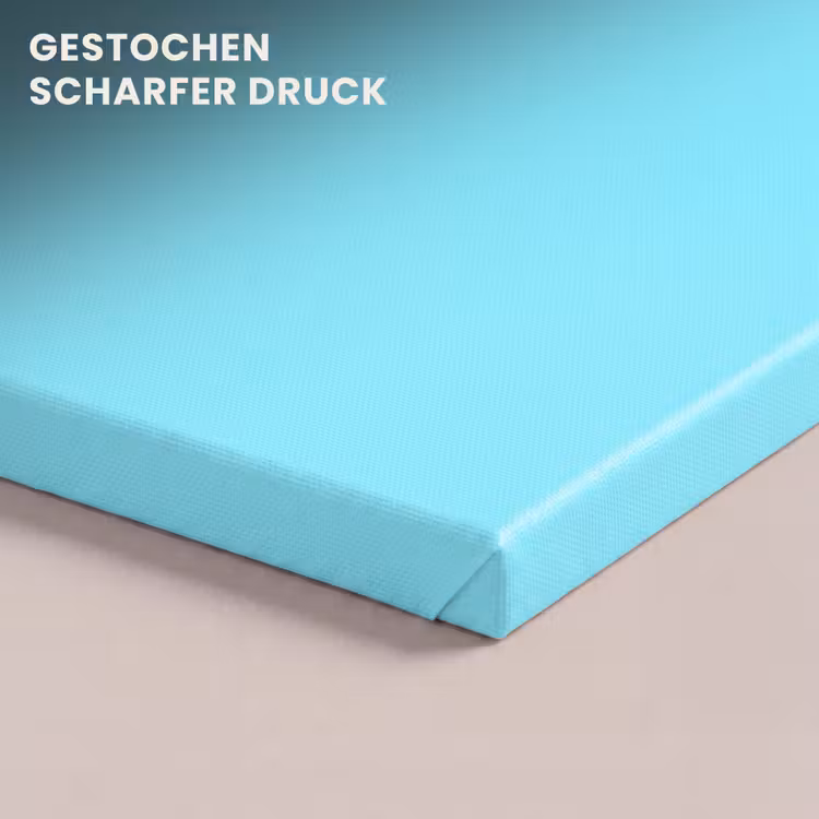 Electric - Cyan - Blauw canvas 2cm klein 34 -closeup_print_DE