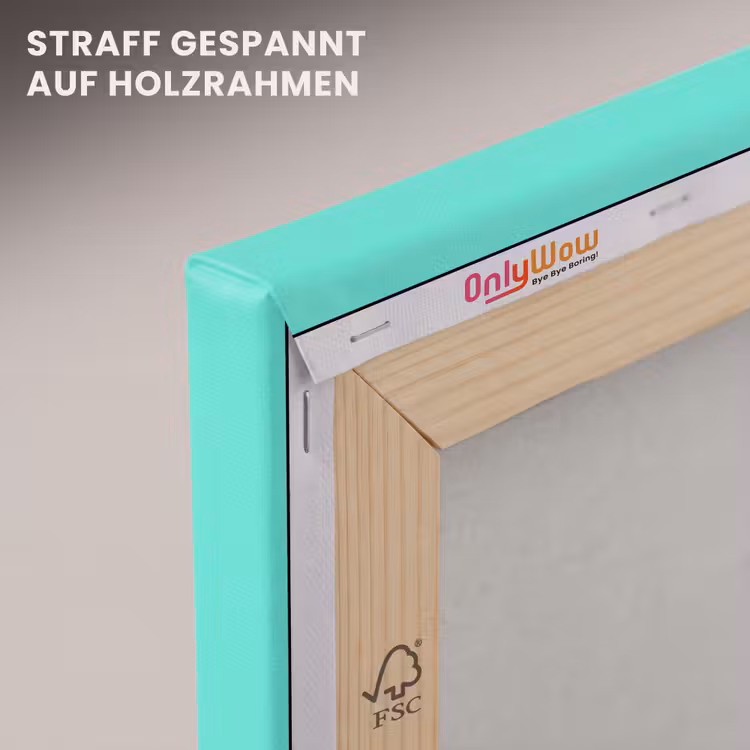 Electric - Cyan - Turkoois canvas 2cm klein 34 -uniquesellingpoint_afwerking-onlywow_DE